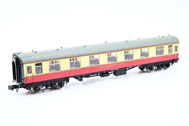 Graham Farish N Gauge BR Mk1 RFO 1st Class Restaurant Car Crimson & Cream No.E10 - Unboxed
