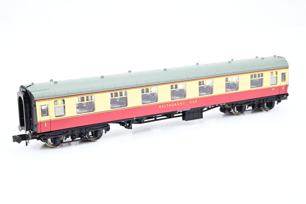 Graham Farish N Gauge BR Mk1 RFO 1st Class Restaurant Car Crimson & Cream No.E10 - Unboxed