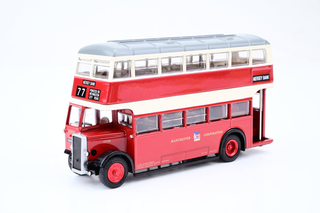 Exclusive First Editions 1:76 26403 Daimler Utility Bus Manchester Corporation Mersey Back No.77 - Boxed