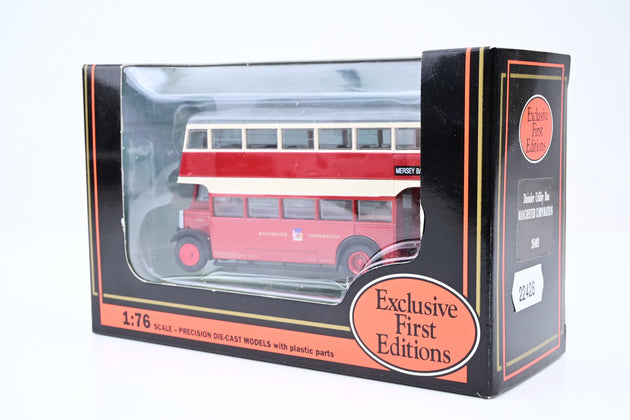 Exclusive First Editions 1:76 26403 Daimler Utility Bus Manchester Corporation Mersey Back No.77 - Boxed