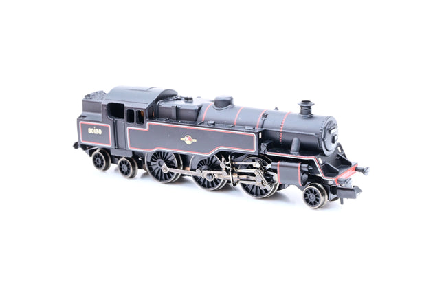 Graham Farish N Gauge 372-529 BR Black Late Crest Class 4MT No.80130 - Boxed