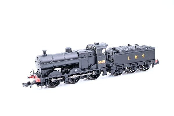 Graham Farish N Gauge 372-061 LMS Black Midland Class 4F No.3851 - Boxed