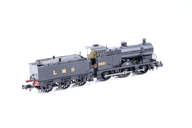 Graham Farish N Gauge 372-061 LMS Black Midland Class 4F No.3851 - Boxed