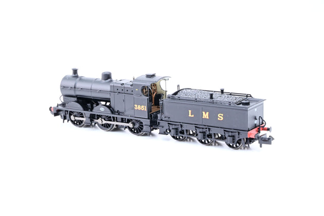 Graham Farish N Gauge 372-061 LMS Black Midland Class 4F No.3851 - Boxed