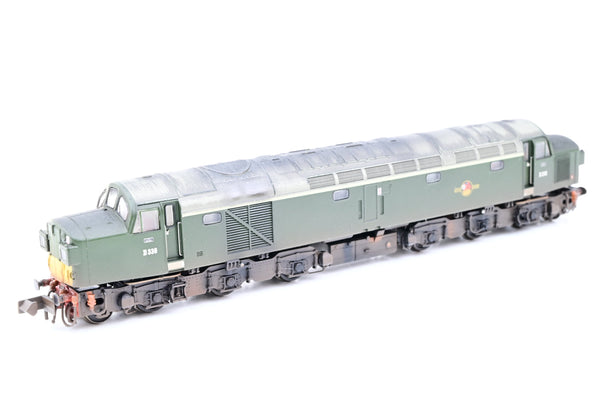 Graham Farish N Gauge 371-185 BR Green w/ SYP Class 40 No.D338 - TMC Weathered, Boxed