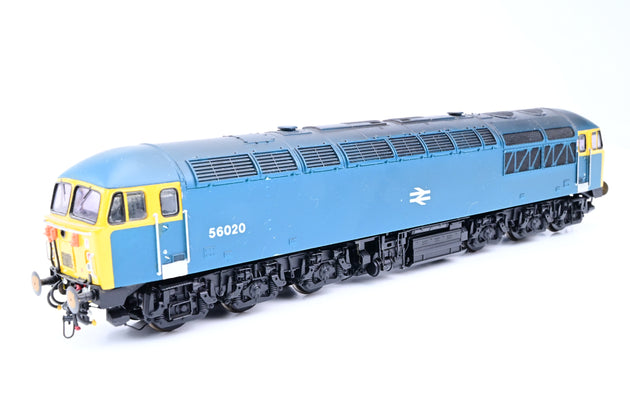 Hornby OO Gauge BR Blue Class 56 No.56020 - Weathered, Aftermarket Box