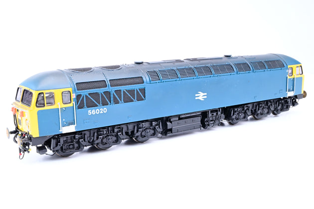 Hornby OO Gauge BR Blue Class 56 No.56020 - Weathered, Aftermarket Box