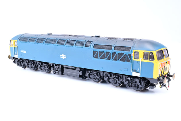 Hornby OO Gauge BR Blue Class 56 No.56020 - Weathered, Aftermarket Box