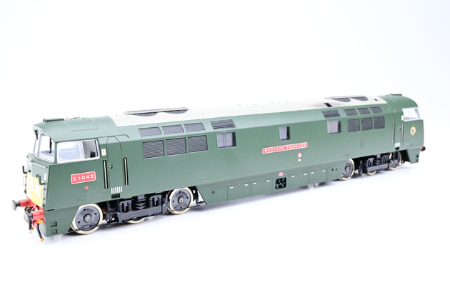 Heljan OO Gauge BR Green w/ SYP 'Western' Class 52 No.D1042 'Western Princess' - Aftermarket Box