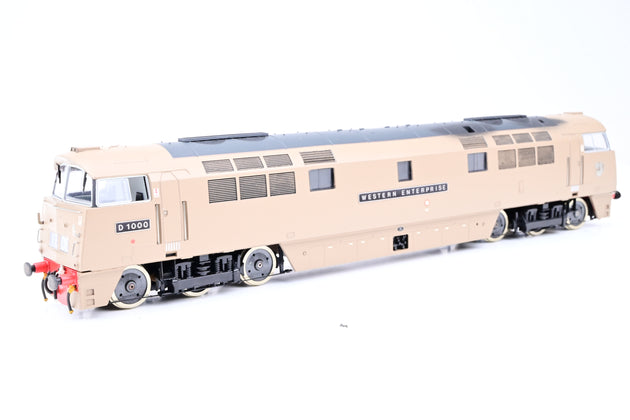 Heljan OO Gauge 5204 BR Desert Sand Class 52 Western No.D1000 'Western Enterprise' - Aftermarket Box
