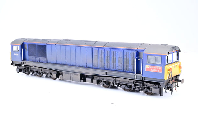 Heljan OO Gauge Plain Blue Class 58 No.58019 'Shirebrook Colliery'  -Aftermarket Box