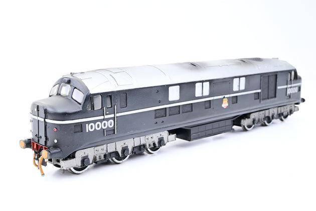 Kit Built OO Gauge BR Black Early Emblem ex-LMS Prototype Diesel No.10000 - Aftermarket Box