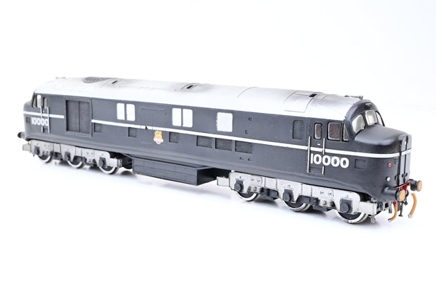 Kit Built OO Gauge BR Black Early Emblem ex-LMS Prototype Diesel No.10000 - Aftermarket Box