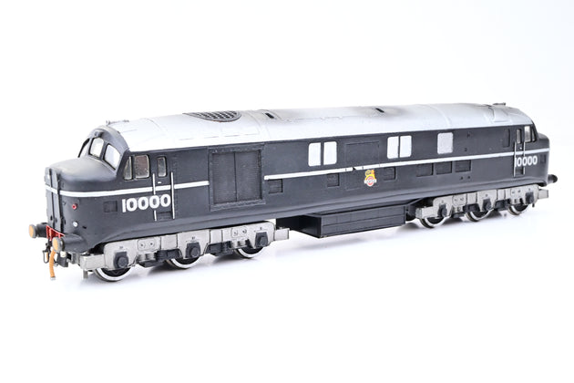 Kit Built OO Gauge BR Black Early Emblem ex-LMS Prototype Diesel No.10000 - Aftermarket Box
