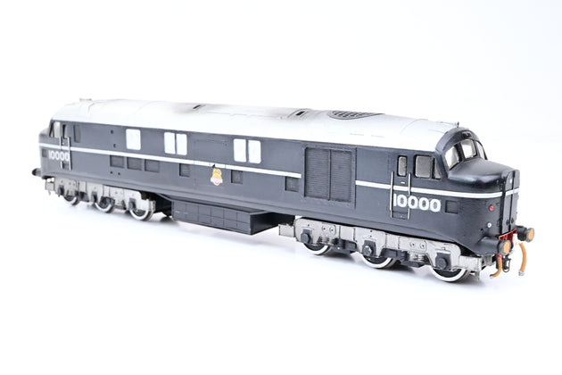 Kit Built OO Gauge BR Black Early Emblem ex-LMS Prototype Diesel No.10000 - Aftermarket Box