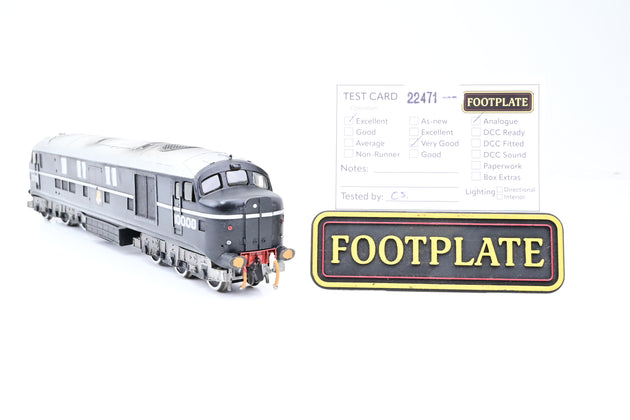 Kit Built OO Gauge BR Black Early Emblem ex-LMS Prototype Diesel No.10000 - Aftermarket Box