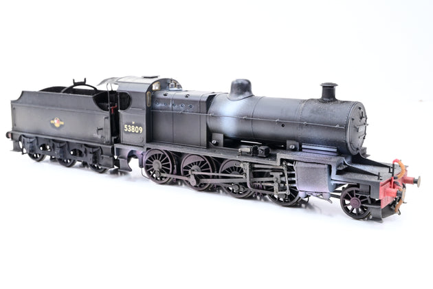 Bachmann OO Gauge 31-011 BR Black Late Crest 2-8-0 Class 7F No.53809 - Weathered, Aftermarket Box