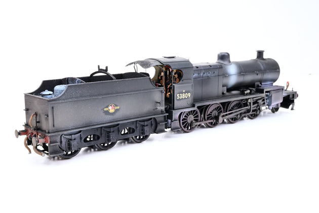 Bachmann OO Gauge 31-011 BR Black Late Crest 2-8-0 Class 7F No.53809 - Weathered, Aftermarket Box