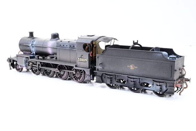 Bachmann OO Gauge 31-011 BR Black Late Crest 2-8-0 Class 7F No.53809 - Weathered, Aftermarket Box