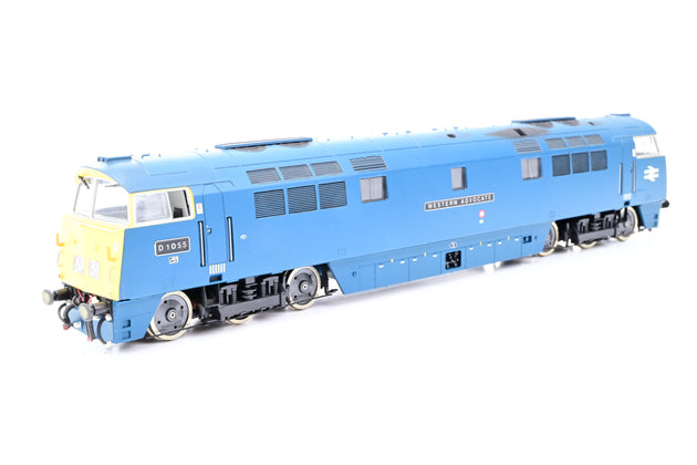 Heljan OO Gauge BR Blue Class 52 Western No.D1055 'Western Advocate' - Aftermarket Box