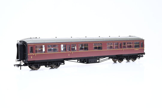 Hornby OO Gauge R4412 BR Hawksworth Composite Class Maroon Coach No.W7799W - Boxed