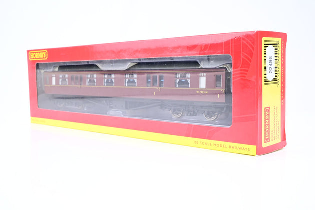 Hornby OO Gauge R4412 BR Hawksworth Composite Class Maroon Coach No.W7799W - Boxed