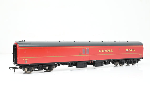 Bachmann OO Gauge 39-420A BR Mk1 POS Coach Post Office Sorting Van Post Office Red No.W80302 - Boxed