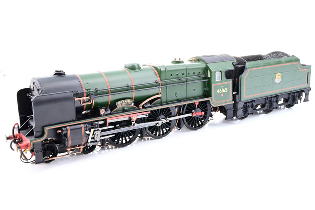 Bachmann OO Gauge 31-284 BR Green Early Emblem 4-6-0 Royal Scot Class 6P w/ Parallel Boiler No.46165 'The Rangers (12th London Regiment)' - Aftermarket Box