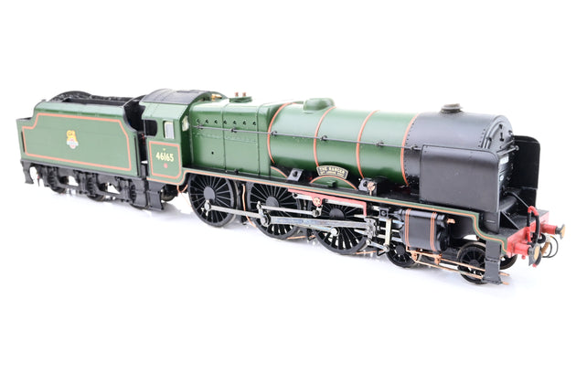 Bachmann OO Gauge 31-284 BR Green Early Emblem 4-6-0 Royal Scot Class 6P w/ Parallel Boiler No.46165 'The Rangers (12th London Regiment)' - Aftermarket Box
