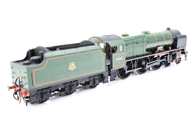 Bachmann OO Gauge 31-284 BR Green Early Emblem 4-6-0 Royal Scot Class 6P w/ Parallel Boiler No.46165 'The Rangers (12th London Regiment)' - Aftermarket Box