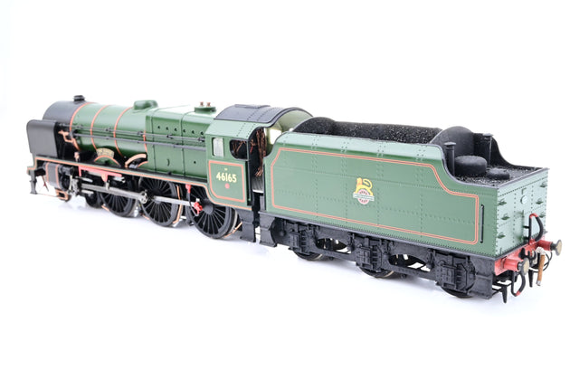 Bachmann OO Gauge 31-284 BR Green Early Emblem 4-6-0 Royal Scot Class 6P w/ Parallel Boiler No.46165 'The Rangers (12th London Regiment)' - Aftermarket Box
