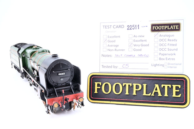 Bachmann OO Gauge 31-284 BR Green Early Emblem 4-6-0 Royal Scot Class 6P w/ Parallel Boiler No.46165 'The Rangers (12th London Regiment)' - Aftermarket Box