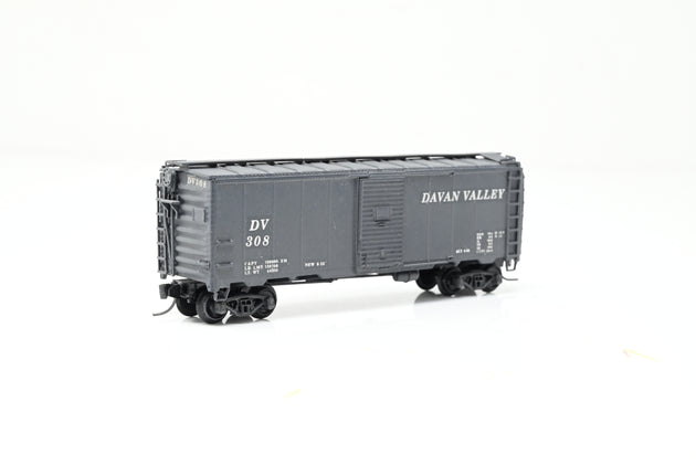 Micro Trains N Gauge Davan Valey Box Car No.308 - Boxed