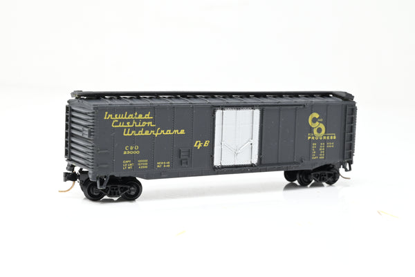 Micro Trains N Gauge C&O Insulated Box Car No.23000 - Boxed