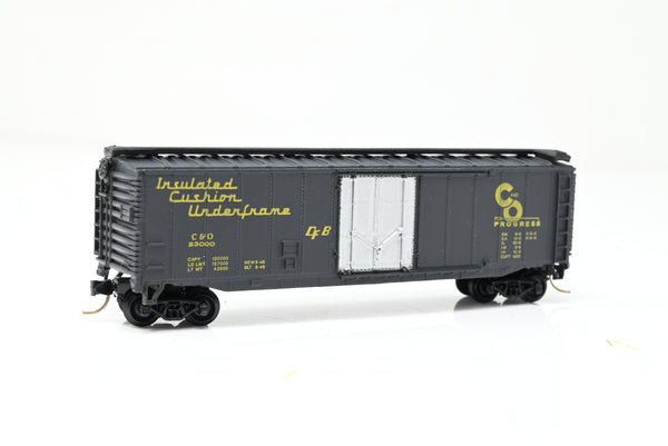 Micro Trains N Gauge C&O Insulated Box Car No.23000 - Boxed