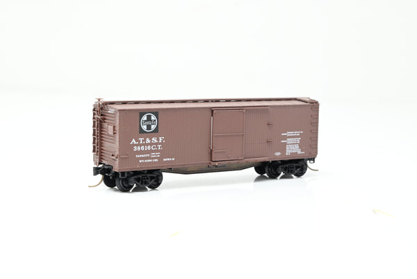 Micro Trains N Gauge Santa Fe Box Car No.38616 - Boxed