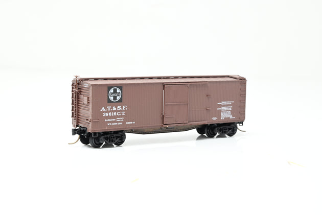 Micro Trains N Gauge Santa Fe Box Car No.38616 - Boxed