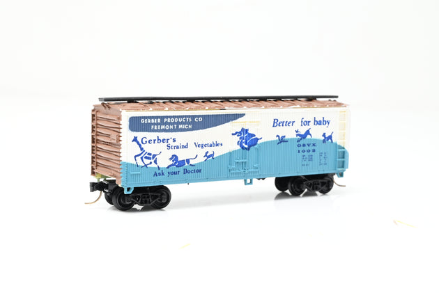 Micro Trains N Gauge Gerber Products Box Car No.1002 - Boxed