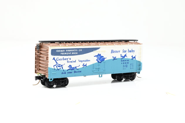Micro Trains N Gauge Gerber Products Box Car No.1002 - Boxed