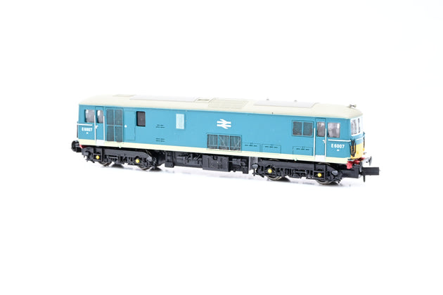 Dapol N Gauge NSPEC3 BR Turquoise Blue w/ Lower Grey Stripe Class 73 No.E6007 - Limited Edition, Boxed