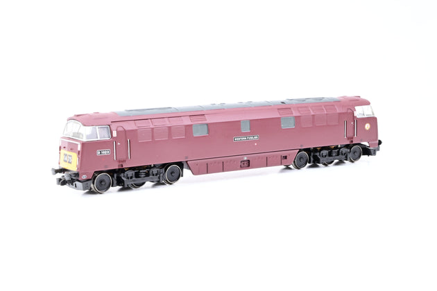 Graham Farish N Gauge 371-400 BR Maroon Class 52 Western No.D1023 'Western Fusilier' - Boxed