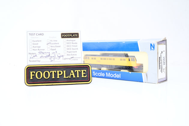 Dapol N Gauge Network Rail Yellow Class 86 No.86902 - Unpowered Dummy, Split from Train Pack, Boxed