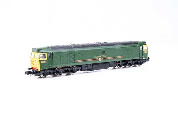 Graham Farish N Gauge 8406 GWR 150 Green Class 50 No.50007 'Sir Edward Elgar' - Unboxed