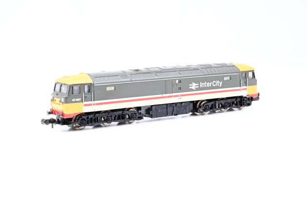Minitrix N Gauge 12025 BR Intercity Mainline Class 47/4 No.47487 - Boxed