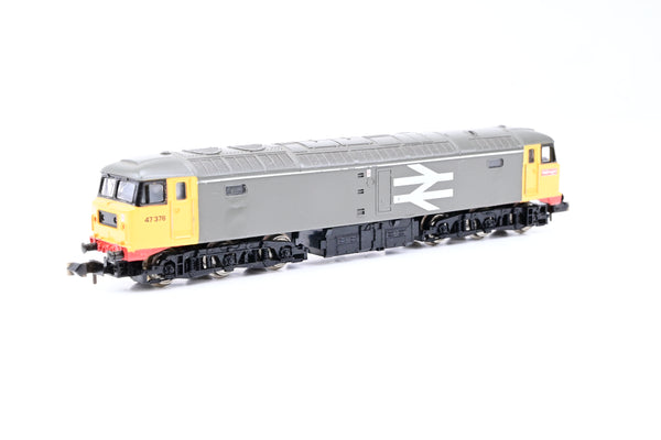 Minitrix N Gauge 12024 BR Railfreight Grey Class 47/4 No.47378 - Boxed