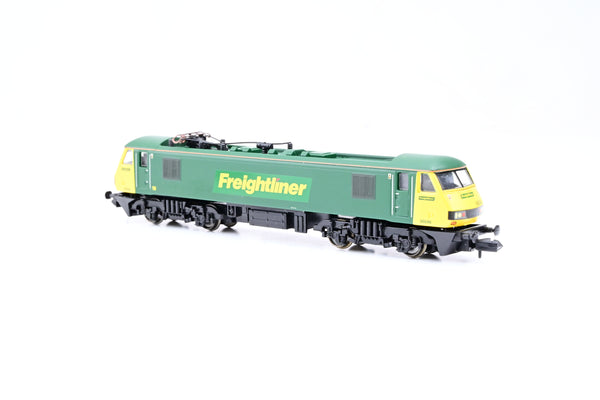Graham Farish N Gauge 371-777 Freightliner Green Class 90 No.90046 - Boxed