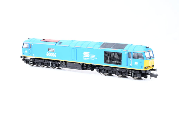 Graham Farish N Gauge 371-530K EWS Class 60 No.60006 'Scunthorpe Ironmaster' - Limited Edition, Boxed