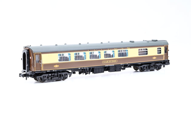 Graham Farish N Gauge 374-232 Pullman Umber & Cream Mk1 SK Second Kitchen Coach 'Car 343' - Boxed