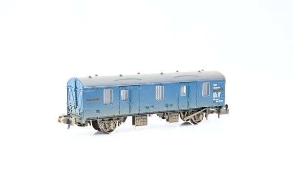 Graham Farish N Gauge 374-640 BR Blue Mk1 CCT Covered Carriage Truck No.M94739 - Factory Weathered, Boxed