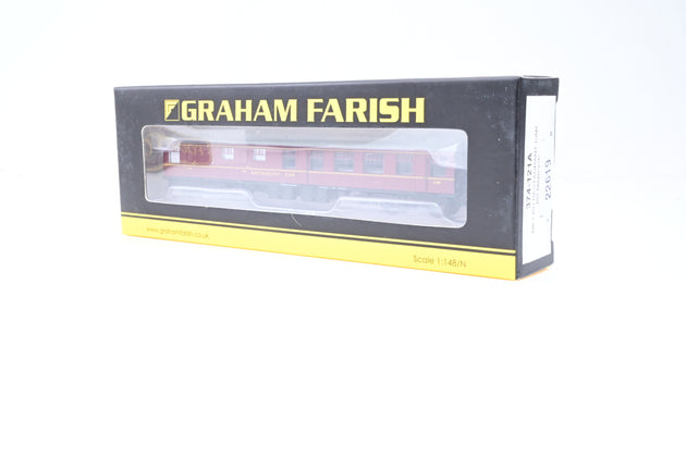Graham Farish N Gauge 374-121A BR Maroon Mk1 RU Restaurant Car No.E1925 - Boxed